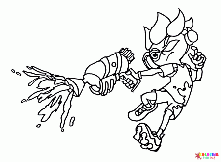 Splatoon Coloring Pages Printable for ...