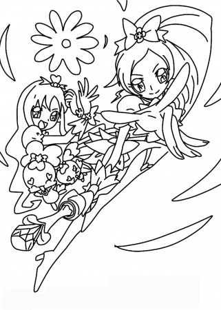 PreCure Coloring Book ...