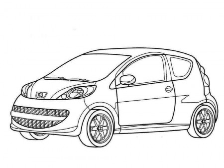 Peugeot coloring pages