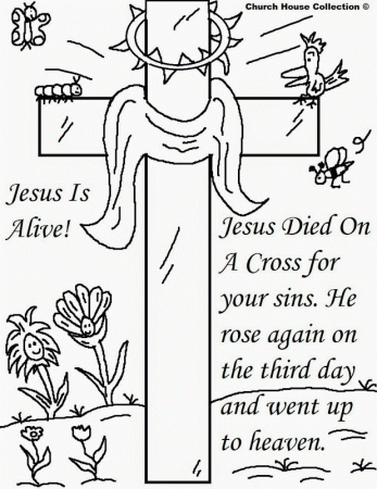 Coloring Pages Of The Resurrection Of Jesus