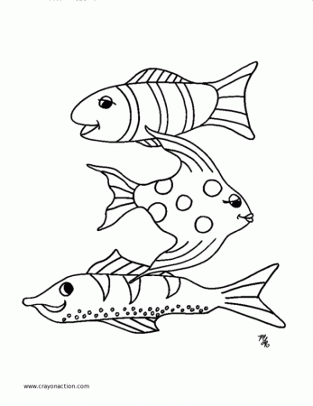 Small Fish Coloring Pages Small Fish Coloring Pages Fish 199694 
