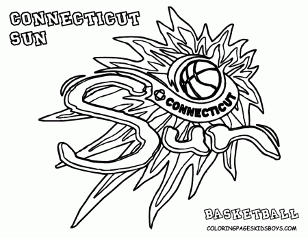 suns logo Colouring Pages