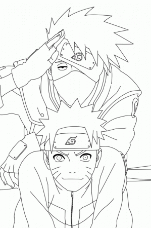 Naruto Kakashi Coloring Pages | Coloring Pages For Kids