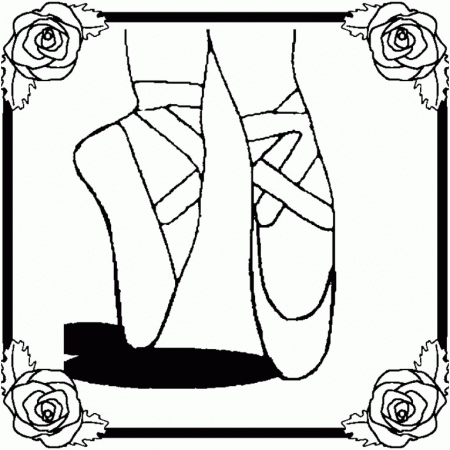 Princess Ballet Shoes Coloring Page Image Coloring Pages | Women 