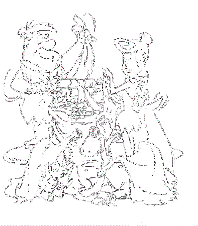 Hello Kitty Doing Laundry Coloring Pages - Cartoon Coloring Pages 