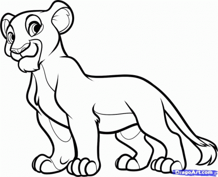 Lion King Coloring Pages Nala | Online Coloring Pages