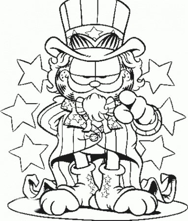 Download Garfield Superstar Coloring Page Or Print Garfield 