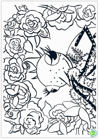Miss Spider Coloring pages