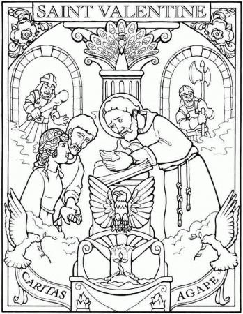 Colouring Pages Christian Valentine Free For Kindergarten 9479#