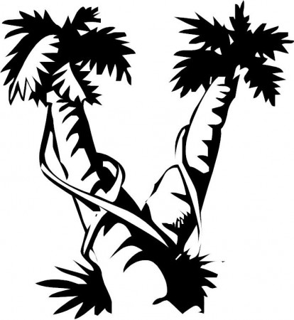 Letter V Coloring Page