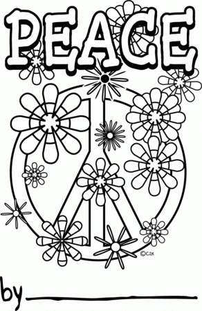 children know peace Colouring Pages