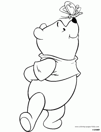 Winnie the Pooh coloring page | Kids crafts