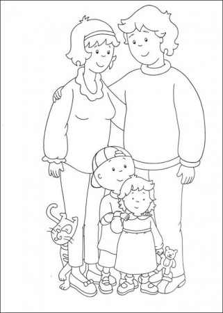 Caillou Coloring Pages Online - Picture 15 – Free Printable 