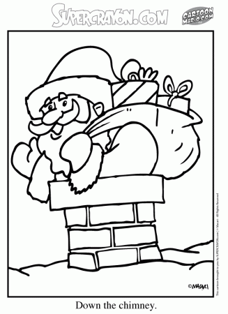 Xmas Coloring Pages | Bulbulk Com