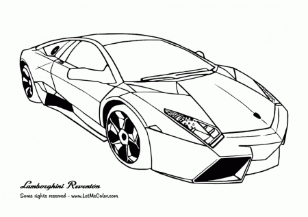Coloring Cars Lamborghini Gallardo LetMeColor 142887 Fast Cars 
