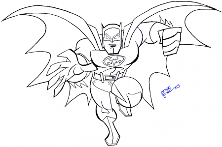 How to Draw Batman from DC Comics with Easy Step by Step Drawing 