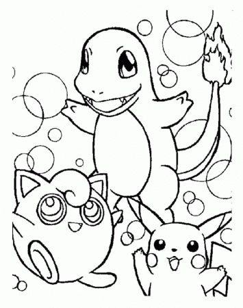 Pikachu-And-Friends-Coloring- 