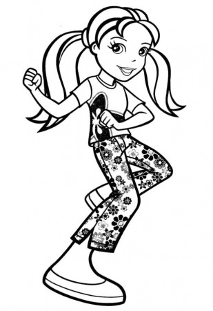 Polly Pocket Pretty Show Hand Coloring Pages - Polly Pocket 