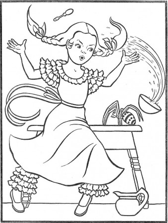 little miss muffete Colouring Pages