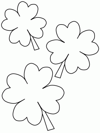 clover flower Colouring Pages