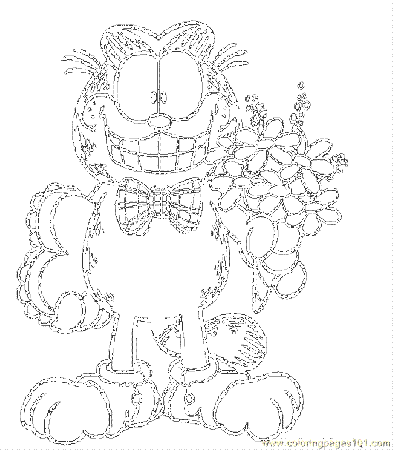 Coloring Pages Garfield7 (Cartoons > Garfield) - free printable 
