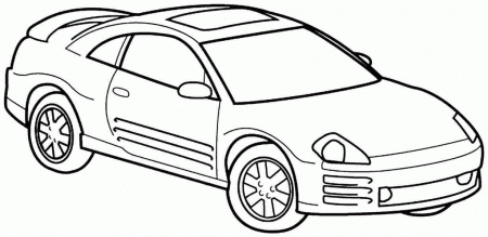 Transportation Cars Coloring Pages Free For Kids - #