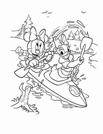 Minnie Mouse And Daisy Duck Coloring Page Id 97796 Uncategorized 