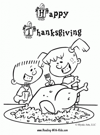 Coloring Pages Of Thanksgiving - Free Printable Coloring Pages 