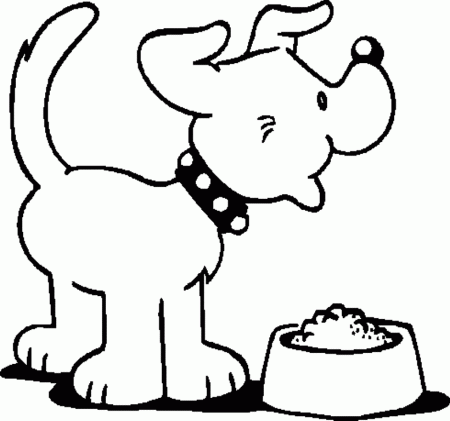 Dog Food Coloring Pages