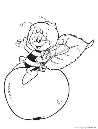 Maya The Bee Coloring Pages 29 | Free Printable Coloring Pages 