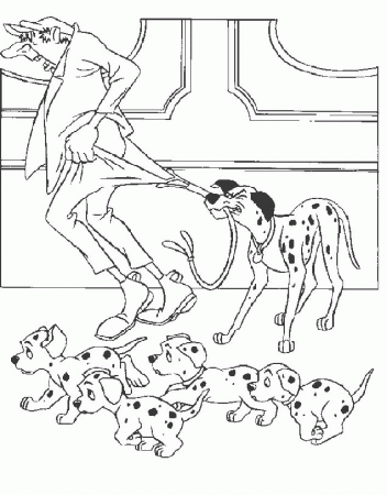 101 dalmatians Coloring Pages - Coloringpages1001.