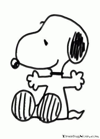 Snoopy coloring page - smilecoloring.com
