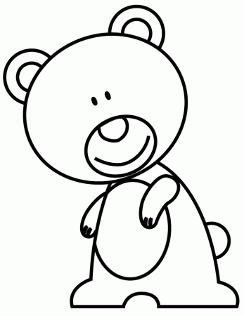 Funny Bear Coloring Page | Free Printable Coloring Pages