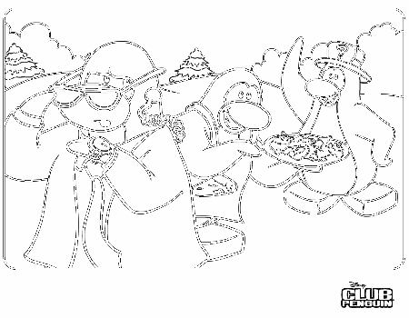 cooked thanksgiving turkey coloring page