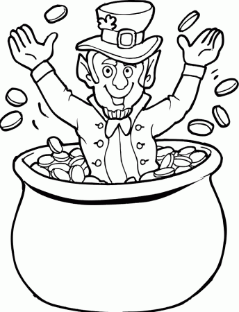 Related Pictures Pot Of Gold Free Printable Coloring Pages Car 