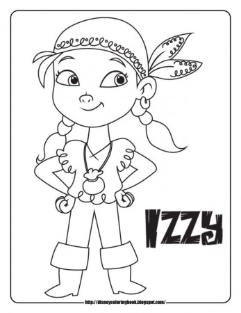 Cute Jake And The Neverland Pirate Coloring Pages | Laptopezine.