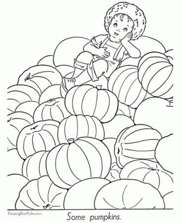 Pumpkin Halloween Coloring Pages | Free coloring pages