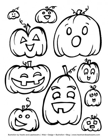 Print Out Halloween Coloring Pages For Kids