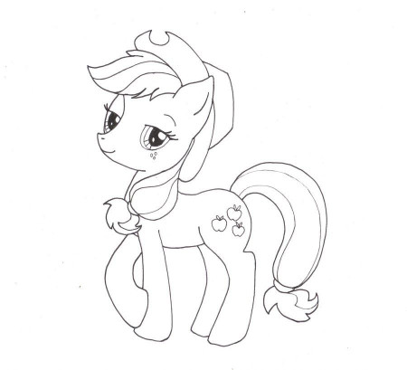apple jack - color me by XdarkxkittyX on deviantART