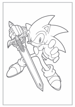 Sonic The Hedgehog Characters Coloring Pages Free Coloring Pages 