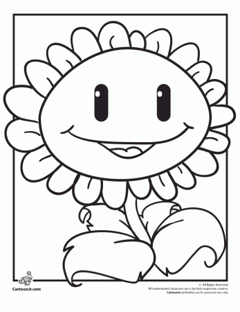 Plants Vs. Zombies Coloring Pages | Plants vs. Zombies Party | Pinter…