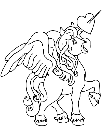 Pegasus Coloring Pages Printable