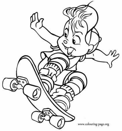 Alvin And The Chipmunks Coloring Pages The Squeakquel | Fun 