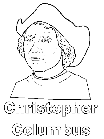 christopher colombus Colouring Pages