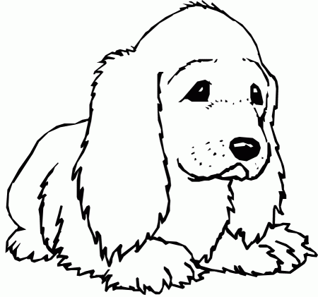 Free Dog Coloring Pages For Kids - Kids Colouring Pages