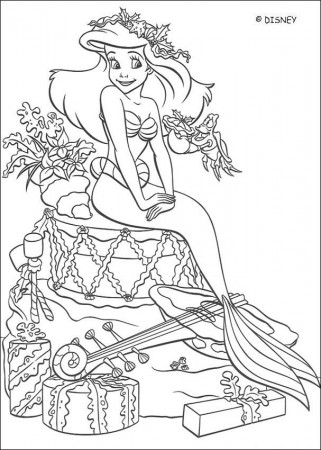 The Little Mermaid coloring pages - The Little Mermaid