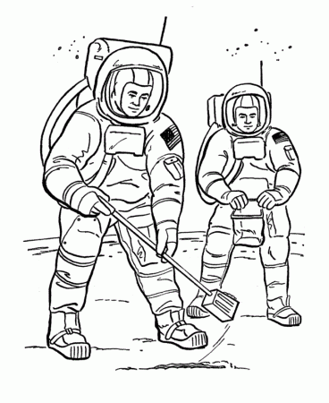 Free Printable Astronaut Coloring Pages For Kids