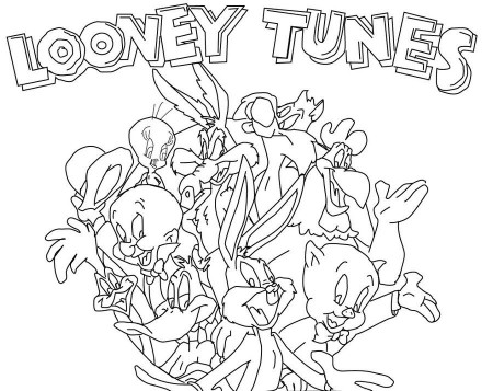 Download Looney Tunes Colouring Pages For Kids Or Print Looney 