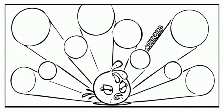 Pink Bird Angry Coloring Pages - Angry Birds Coloring Pages 