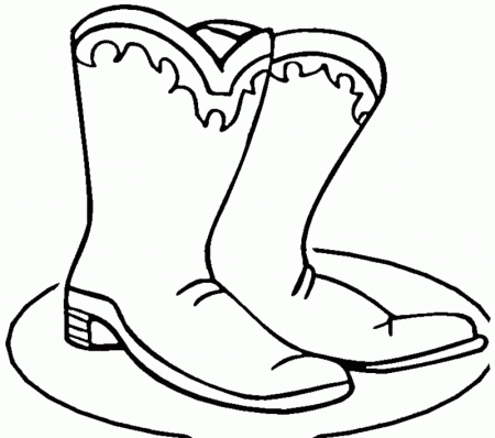 Winter Coloring Pages : Shoes Winter Boots Coloring Page Kids 
